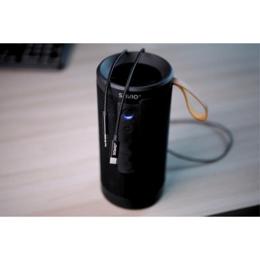Cavo Audio Savio CL-187 USB-C a Jack 3,5 mm 1 m Nero
