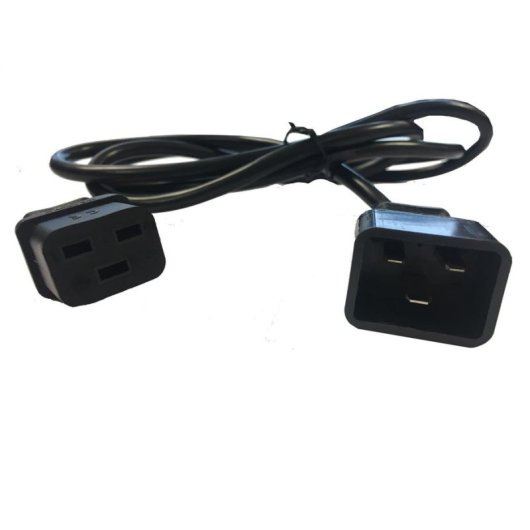 Câble d'alimentation LANBERG IEC320 C19 à C20 1,8 m 16A noir