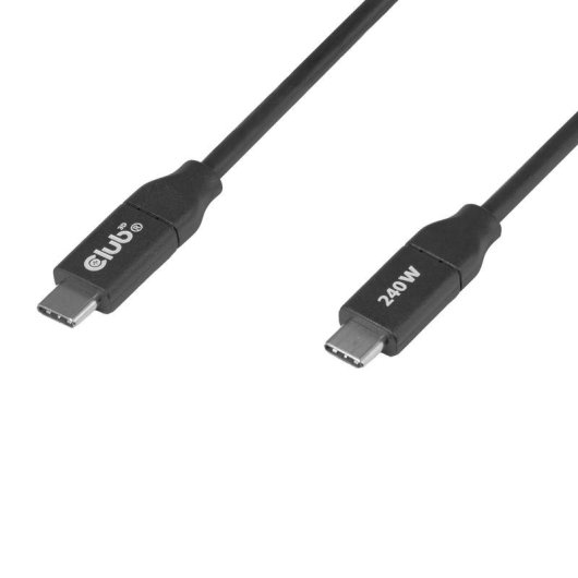 Cavo USB-C CLUB3D 240W Senza Dati 2m Nero
