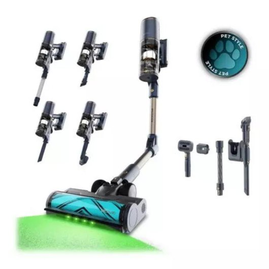 Akku Staubsauger Cecotec Conga Rockstar RS90 Pet Flex Detect 650W 90 Min Tiere