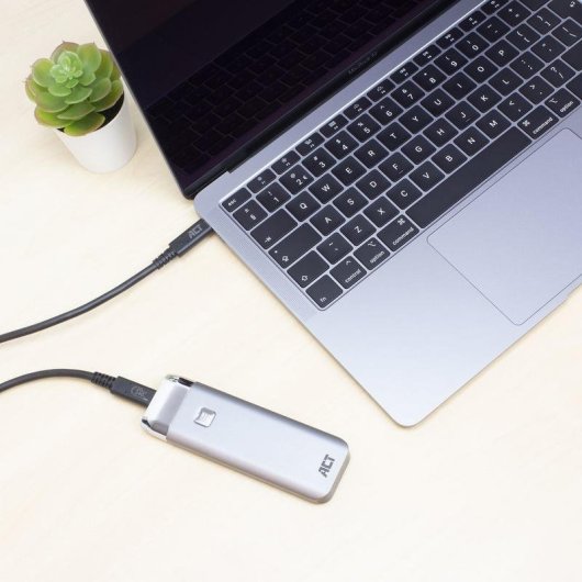 USB-Kabel ACT AC7431 USB4 20 Gbps 240 W zertifiziert 1 m Schwarz
