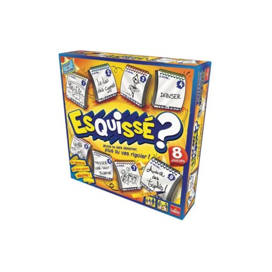 Jogo de Sociabilidade Goliath Esquissé - Jogo de Adivinhas e Desenho para 3 a 8 Jogadores