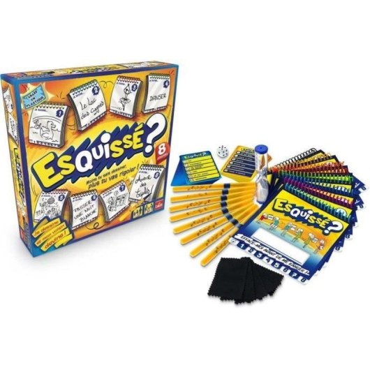 Jogo de Sociabilidade Goliath Esquissé - Jogo de Adivinhas e Desenho para 3 a 8 Jogadores