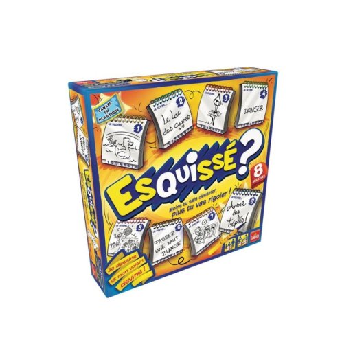 Jogo de Sociabilidade Goliath Esquissé - Jogo de Adivinhas e Desenho para 3 a 8 Jogadores
