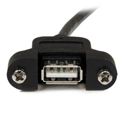 USB-A 2.0 Panelmontage-Kabel StarTech.com 91 cm Schwarz
