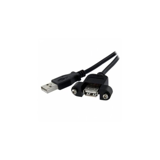 USB-A 2.0 Panelmontage-Kabel StarTech.com 91 cm Schwarz