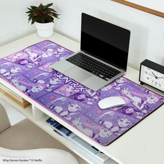 Almofada de rato gaming Cinereplicas CR2522 800 x 350 mm violeta neoprene