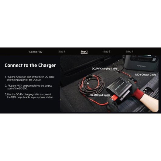 Cargador de baterías AFERIY DC-DC 500W 48V 12-24V