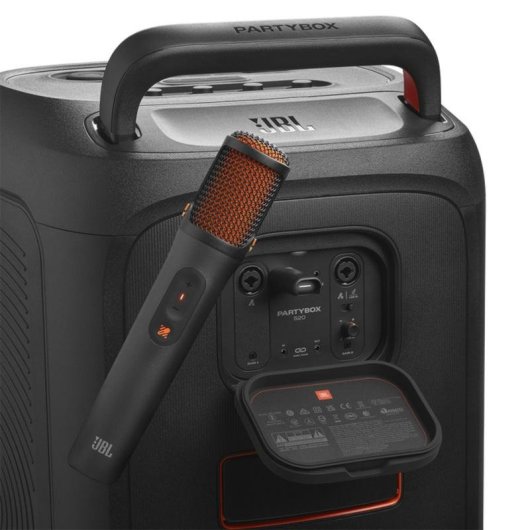 Micrófono JBL EasySing Mics inalámbrico con batería integrada y control por botones