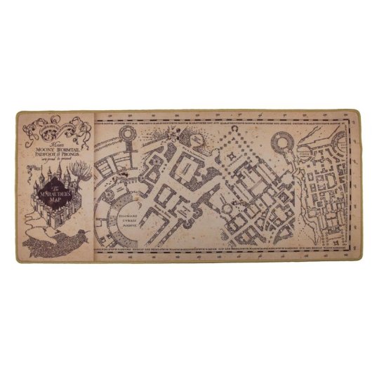 Tampilha de rato gaming Cinereplicas CR2521 Mapa Merodeador Harry Potter
