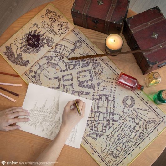 Tampilha de rato gaming Cinereplicas CR2521 Mapa Merodeador Harry Potter