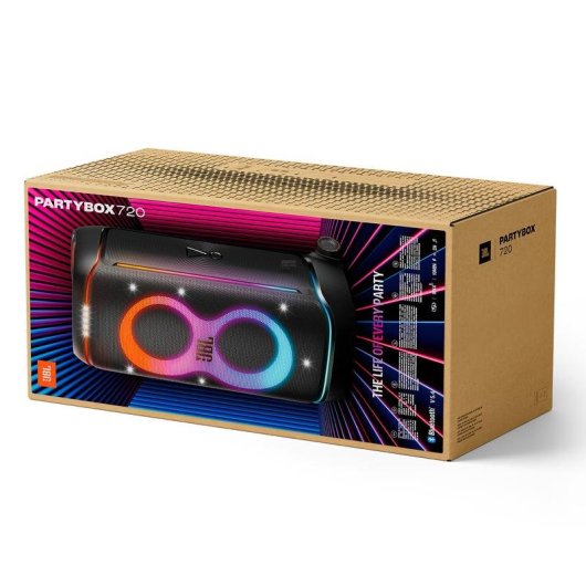 Enceintes JBL PartyBox pour fêtes Bluetooth 800W avec entrée auxiliaire