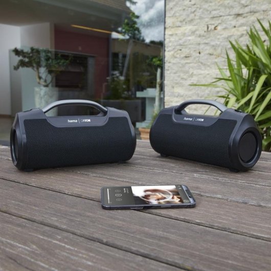 Altoparlanti Hama Portatili Stereo Bluetooth 5.0 60W con USB-C e IPX6