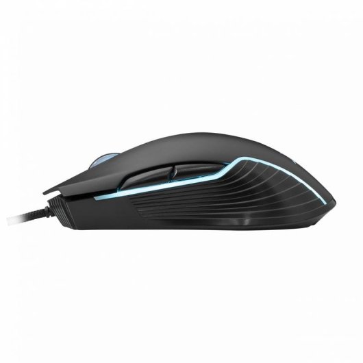 Rato White Shark Azarah Ambidestro USB Tipo-A 6400 DPI Preto RGB