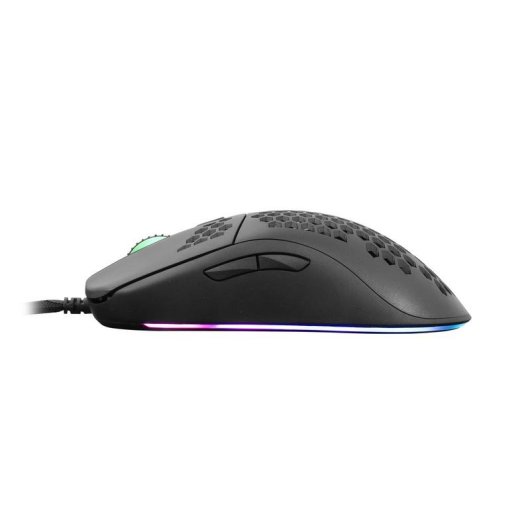 Rato White Shark GALAHAD Ambidestro USB 7200 DPI Preto Iluminação