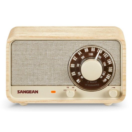 Radio Sangean WR-8 AM/FM Bluetooth 5.2 USB-C Blanc Cendre