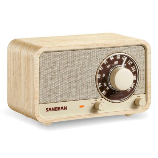 Radio Sangean WR-8 AM/FM Bluetooth 5.2 USB-C Blanc Cendre