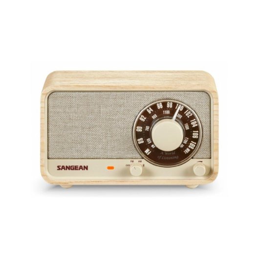Radio Sangean WR-8 AM/FM Bluetooth 5.2 USB-C Blanc Cendre