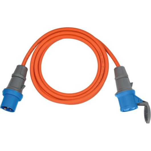 Régua de tomadas Brennenstuhl 1167650605 2 tomadas 5 m IP44 laranja exterior