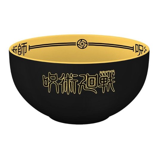 Bol Jujutsu Kaisen ABYstyle Stoneware 0,6 L Noir Jaune