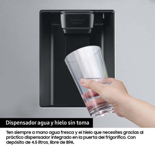 Frigorífico americano Samsung RS70F67KCTEF Total No Frost 178cm 634L C Inox WiFi IA