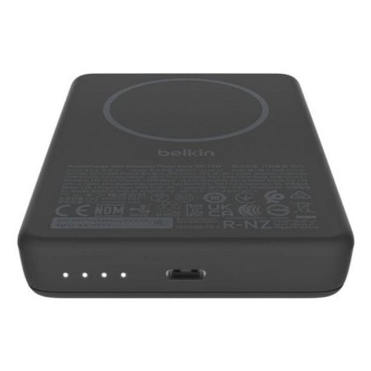 Batterie externe Belkin BPD017HQBK 5000 mAh MagSafe sans fil 7,5 W noire