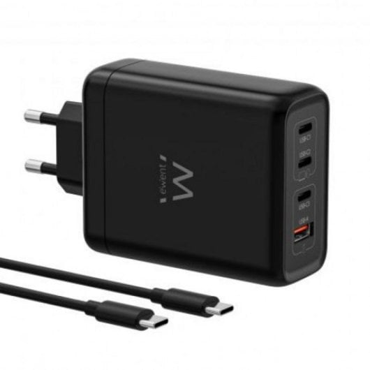 GaN-Ladegerät 140W Ewent EW1337 3xUSB-C PD 3.1 1xUSB-A QC 3.0