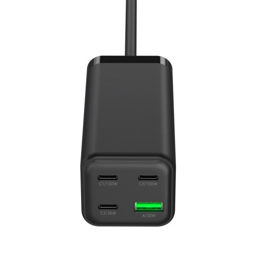 Base di Carica CoolBox ChargeMaster 4 Pro 100W GaN 3 USB-C USB-A