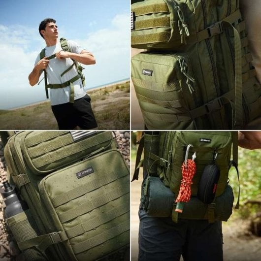 Numada Army B50 Mochila Táctica Verdeverde