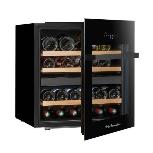 Cave à vin encastrable La Sommelière 36 bouteilles 2 zones température Noir