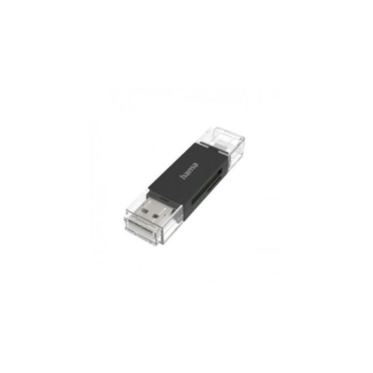 Lecteur de cartes Hama Essential USB-A/Micro-USB OTG SD et MicroSD