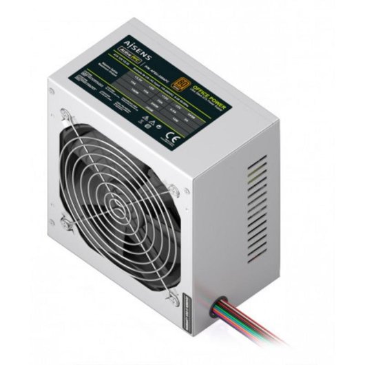 Fonte de Alimentação AISENS ATX 350W Certificação 80 PLUS Bronze Ventilação Ativa