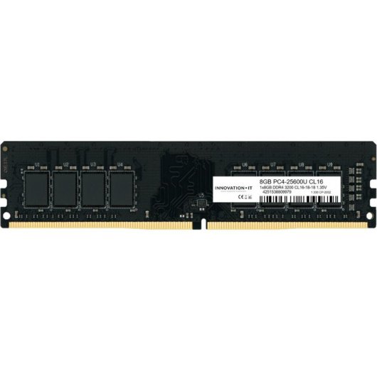 Memoria RAM Innovation IT 3200 8GB 1x8GB DDR4 CL16 288-pin DIMM 1,35V LD 8-Chip
