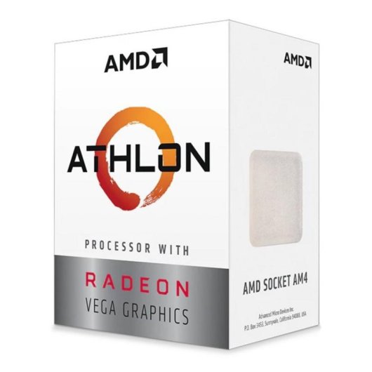 Processeur AMD Athlon 3000G 2 Cœurs 3,5 GHz Socket AM4 Vega 3 Intégrée