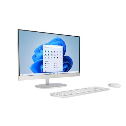 All-in-One PC HP 24-cr0175ns Intel Core i5-1335U 8GB 512GB SSD Iris Xe 23.8" Windows 11 Home Weiß