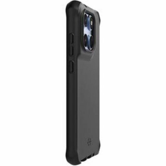 Funda para móvil Mobilis Spectrum_R Cover widerstandsfähig antibakteriell schwarz für Motorola Moto G67
