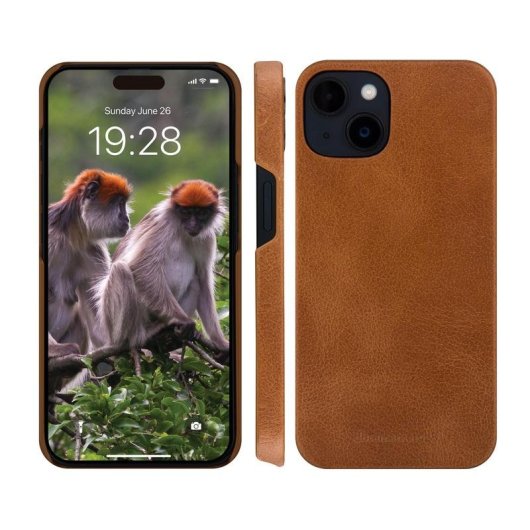 Funda para móvil dbramante1928 Lynge Folio pelle marrone magnetica per iPhone 13-17e