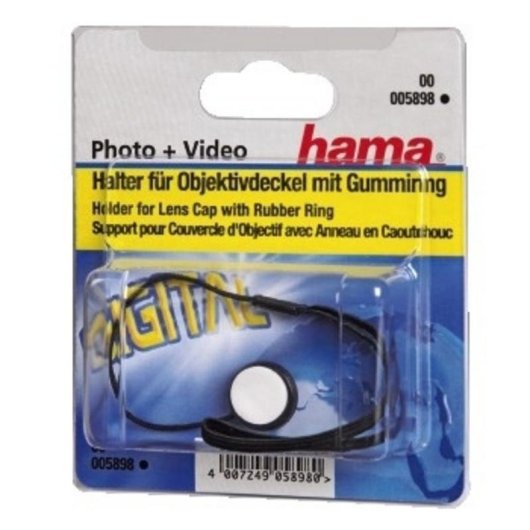 Porta tappo per obiettivi HAMA nero elastico universale