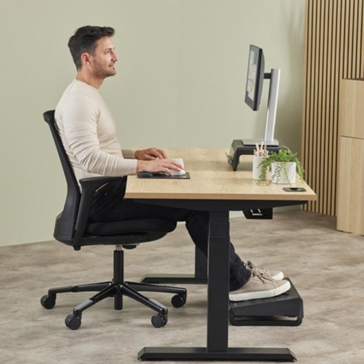 Handgelenkauflage Fellowes Breyta Schwarz Silicone 32 cm