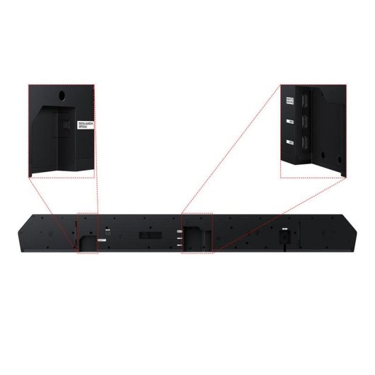 Barra de Sonido Samsung Q990H 11.1.4 756W Bluetooth WiFi Dolby Atmos Noire