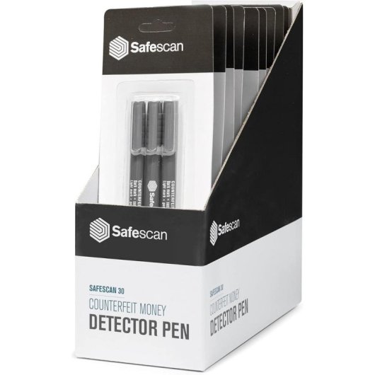 Rilevatore banconote false Safescan 30 Multivaluta Nero