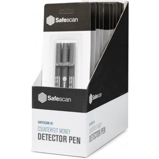 Rilevatore banconote false Safescan 30 Multivaluta Nero