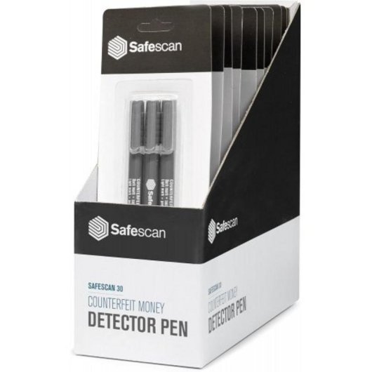 Rilevatore banconote false Safescan 30 Multivaluta Nero