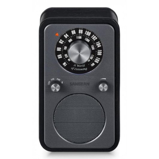 Sangean WR-9 Radio personnelle AM/FM Bluetooth 5.2 8W Midnight Oak