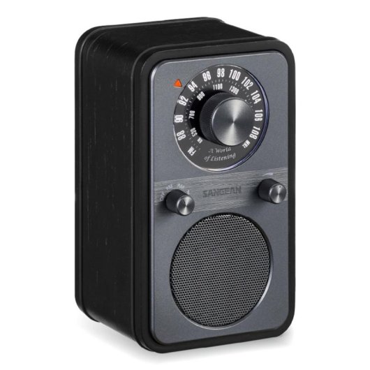 Sangean WR-9 Radio personnelle AM/FM Bluetooth 5.2 8W Midnight Oak