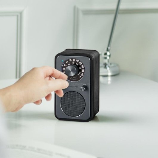 Sangean WR-9 Radio personnelle AM/FM Bluetooth 5.2 8W Midnight Oak