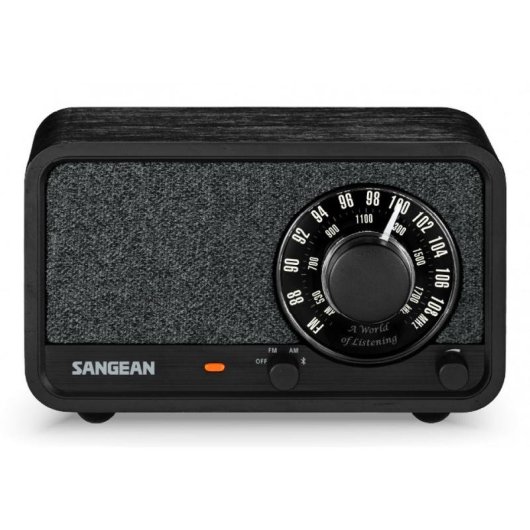 Radio Sangean WR-8 AM/FM Bluetooth 5.2 8W Roble Oscuro