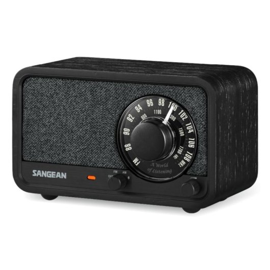Radio Sangean WR-8 AM/FM Bluetooth 5.2 8W Roble Oscuro