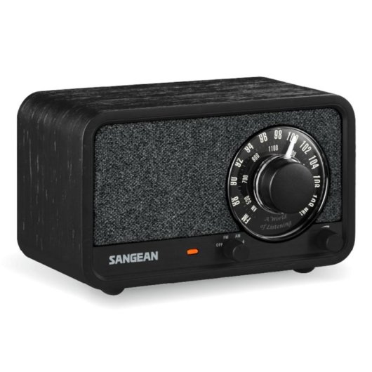 Radio Sangean WR-8 AM/FM Bluetooth 5.2 8W Roble Oscuro