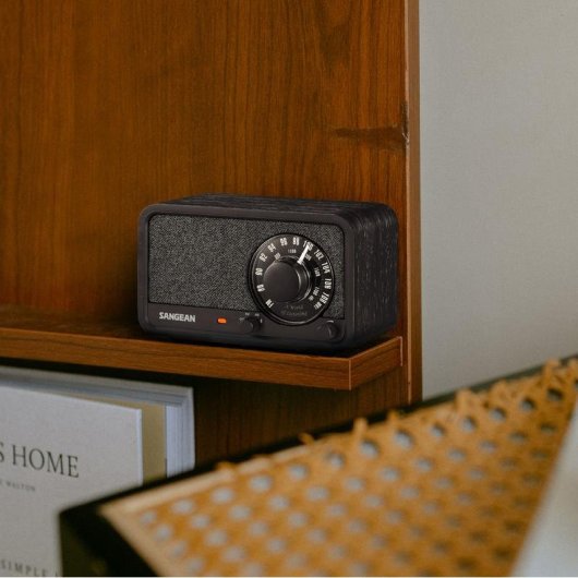 Radio Sangean WR-8 AM/FM Bluetooth 5.2 8W Roble Oscuro